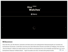 Tablet Screenshot of diveintowatches.com